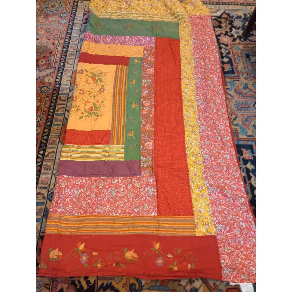 Authentic Vintage Kantha Quilt Throw 80 
